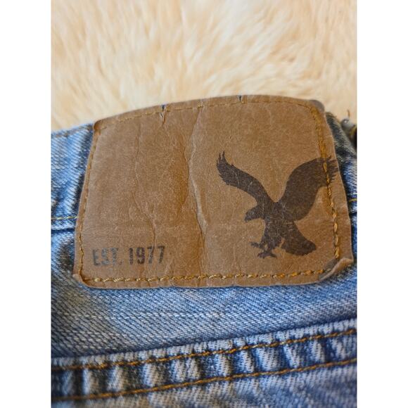 American Eagle Outfitters Mens Original Straight jeans size 34/32 FLAW - Picture 11 of 12